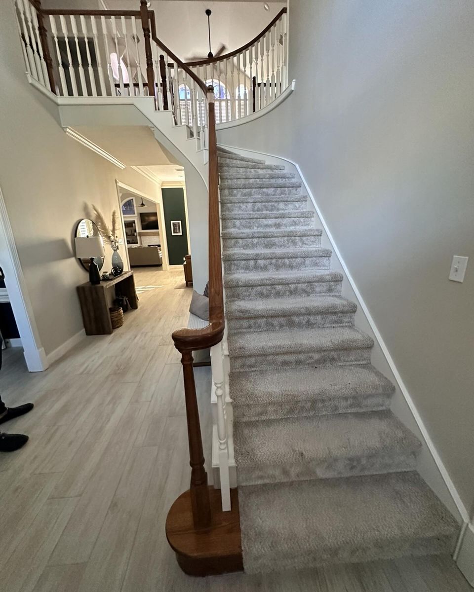 Wood Stairs for Creek Wood Construction LLC in Humble, TX