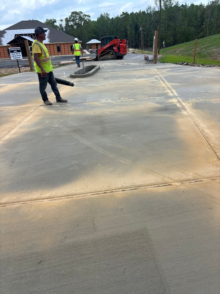 Concrete for Broadway & McMullen Construction in Hattiesburg, MS
