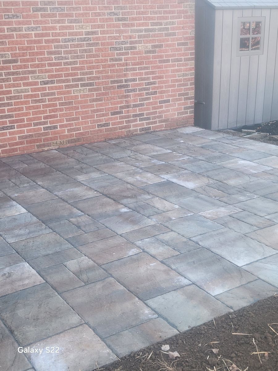 Stamped Concrete for Heckman Hauling & Excavating in Nescopeck, PA
