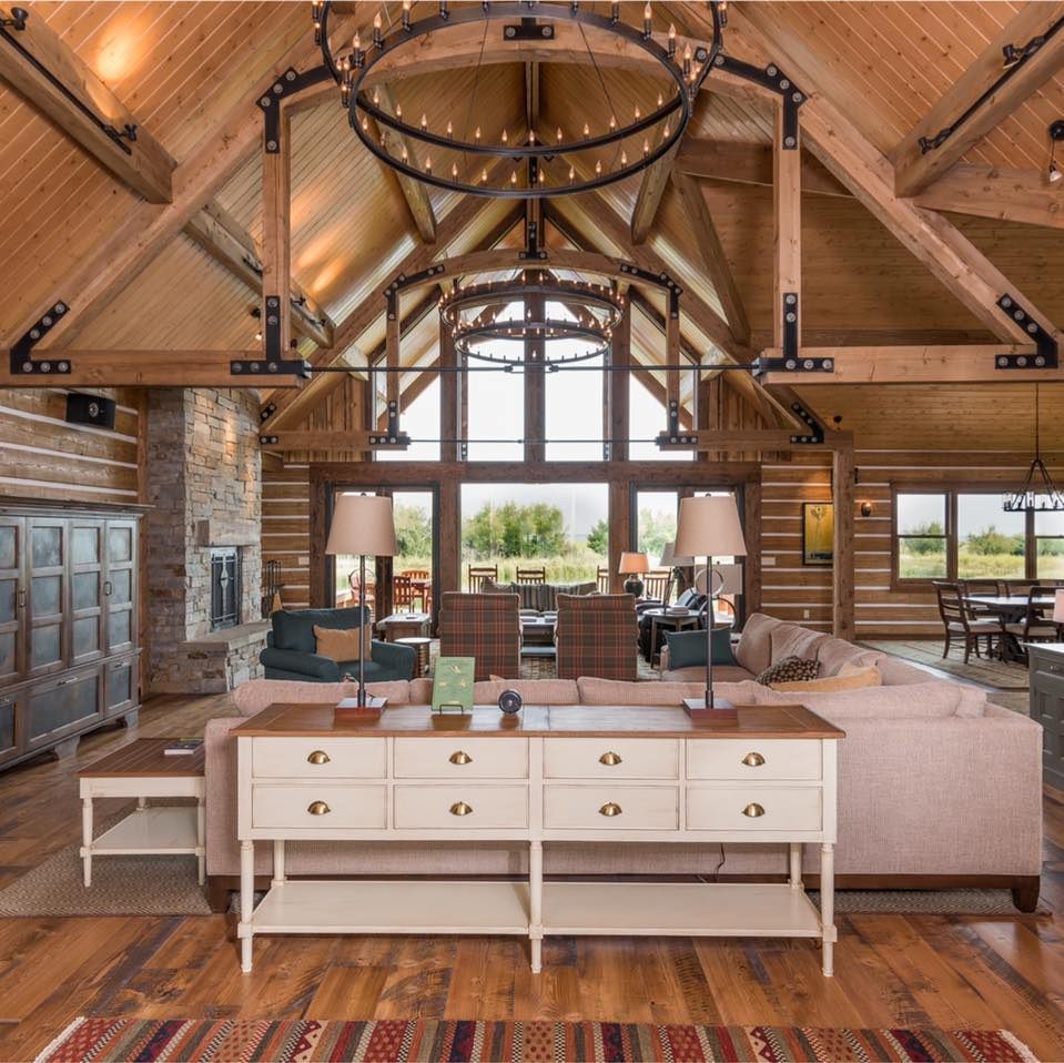 Sanding for True Blue Logworks LLC in Corvallis, MT