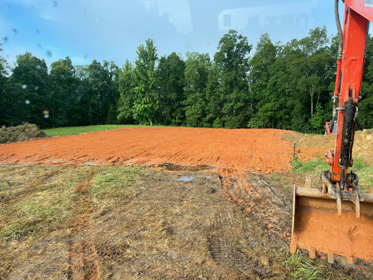 Residential & Commercial Excavation for TrottCo Excavation in Shelbyville, TN