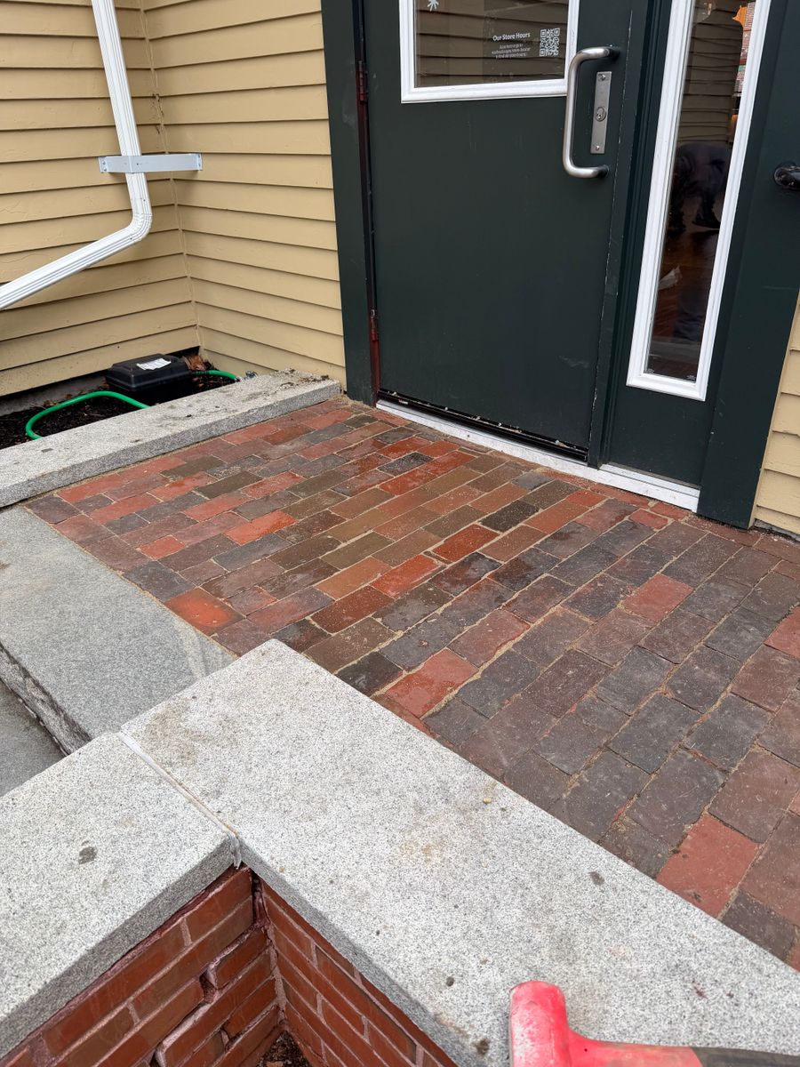 Patio Design & Construction for Alderman's Masonry and Construction LLC in Windham, ME