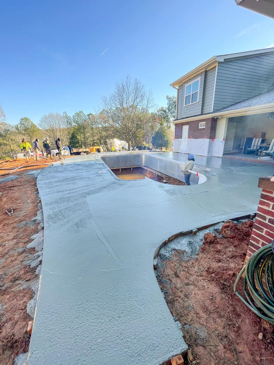 Patio Design & Installation for Summit Sitemix Concrete in Buford, GA