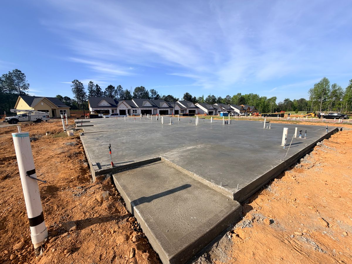 Concrete Slab Construction for CANALES CONSTRUCTION in Marietta, GA