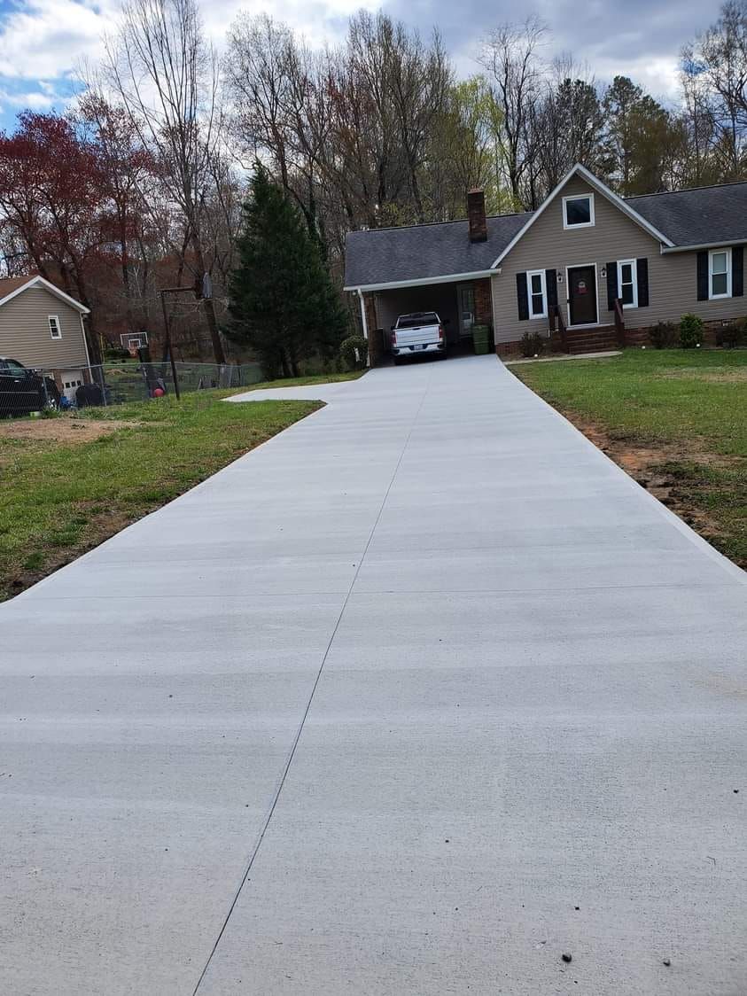 Sidewalk Installation for Miilan Construction in Boonville, NC