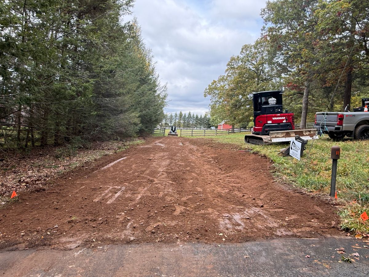 Sitework for Triple C’s Excavation in Ashford, CT