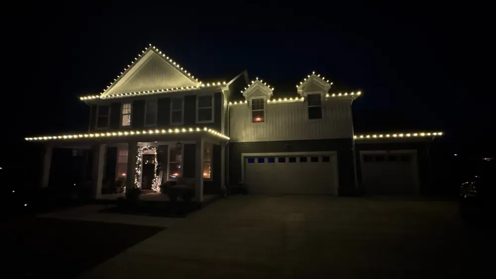 Christmas Light Installation for Prime Time Pressure Washing & Roof Cleaning in Moyock, NC