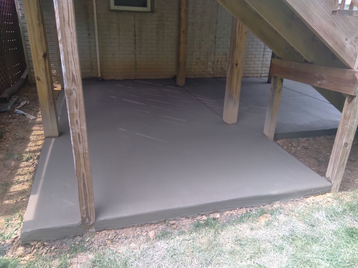 Patio Design & Construction for OBH Concrete LLC in Lusby, MD