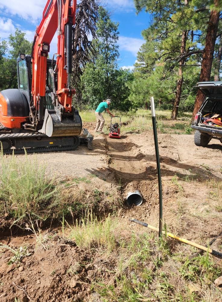 Site Preparation for Markham Septic & Excavation in Pagosa Springs, CO