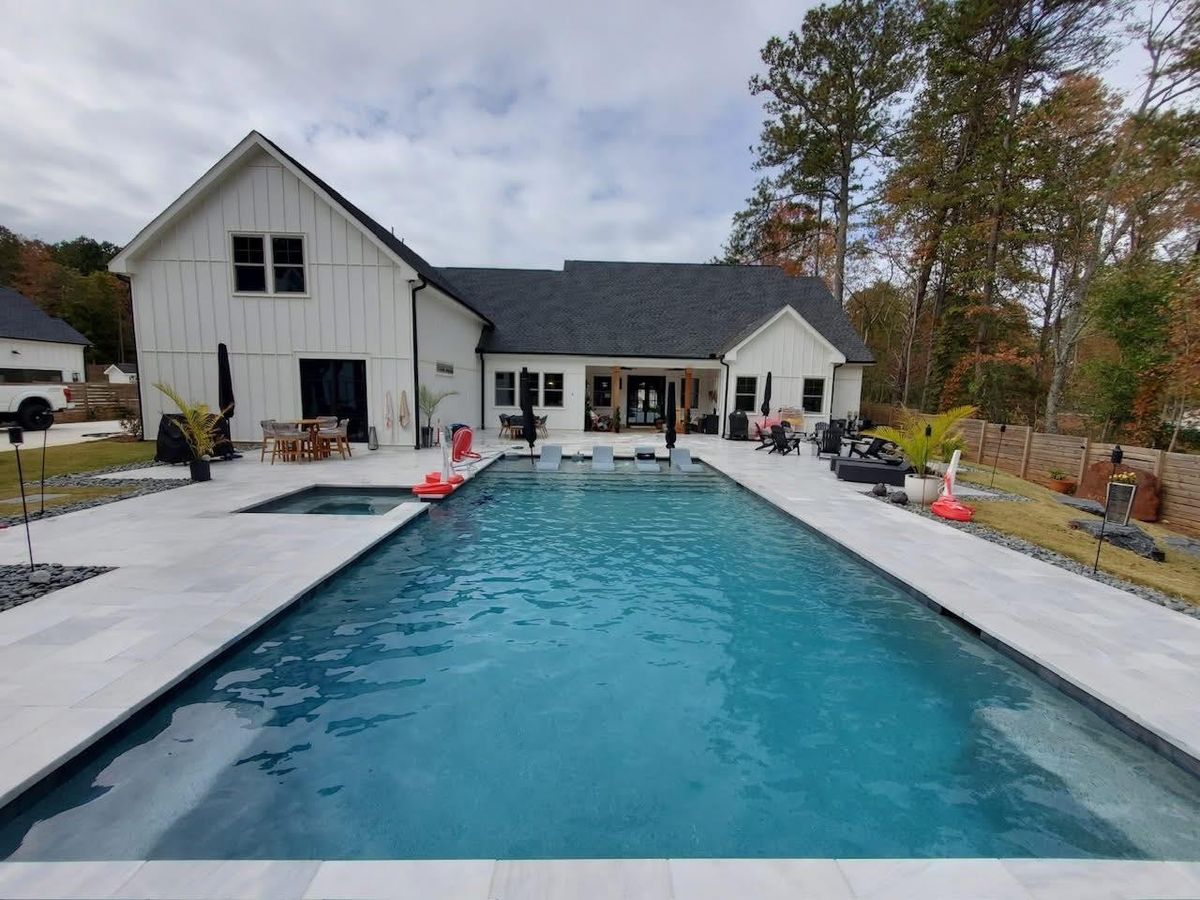 Custom Pool Construction for Primetime Pools LLC in Winder, GA