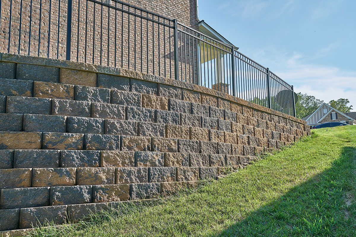 Retaining Wall Installs for E&T Outdoor Pros in LaGrange, GA