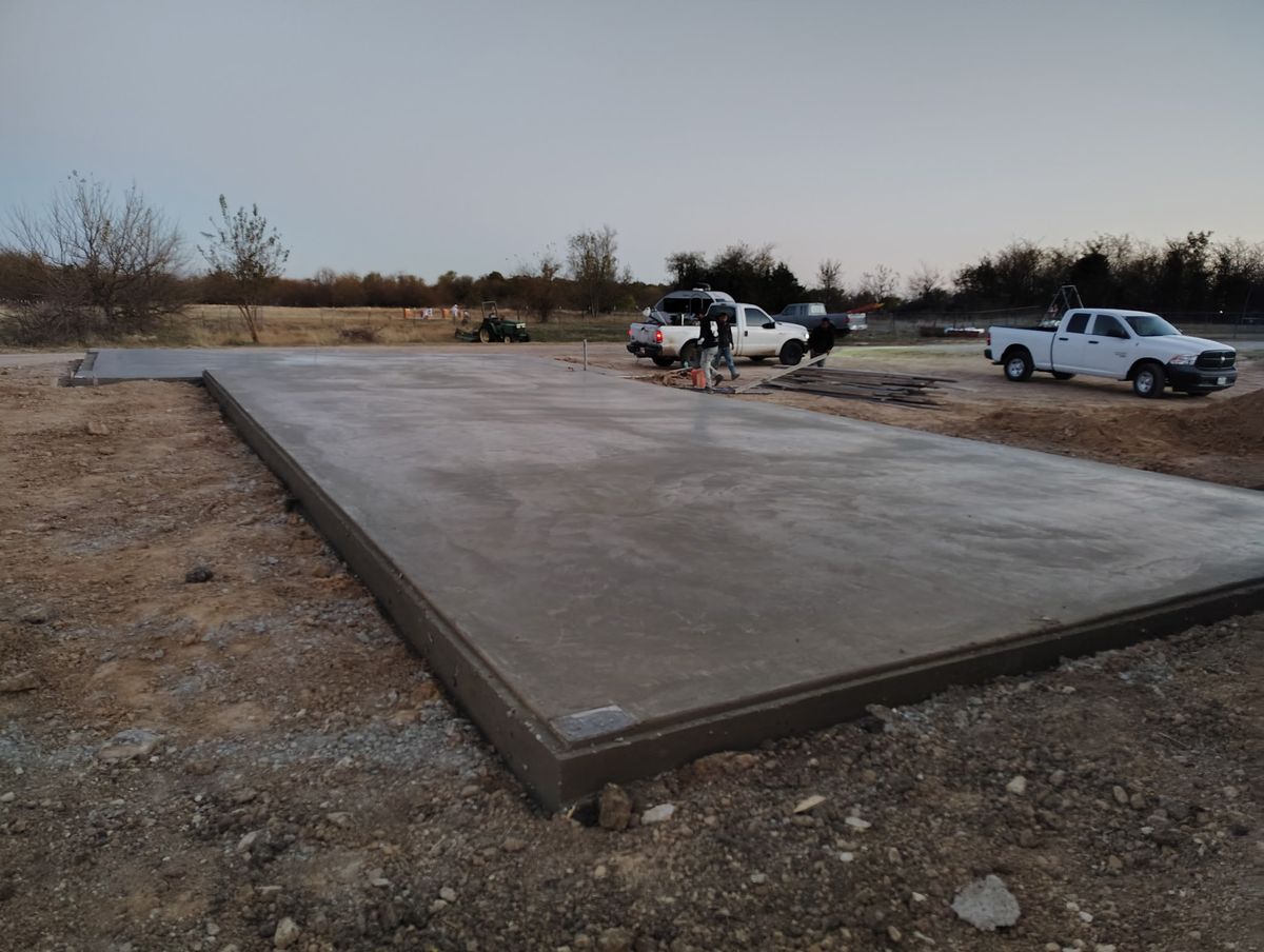 Concrete Slab Construction for Concrete Jungle in Dallas, TX