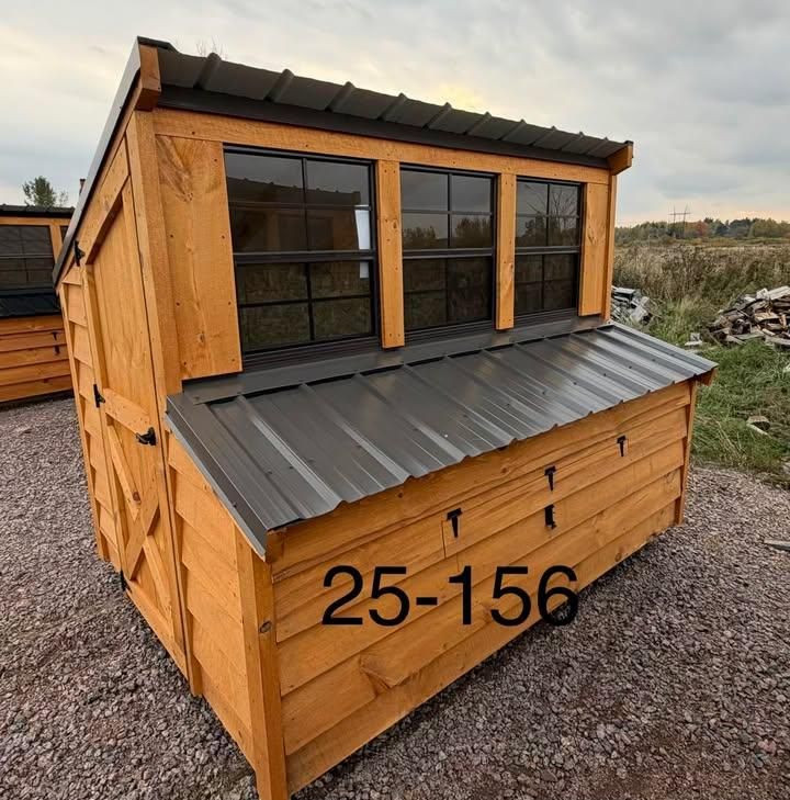 6x8 Insulated Chicken Coops for Yoder Sheds in Chili, WI