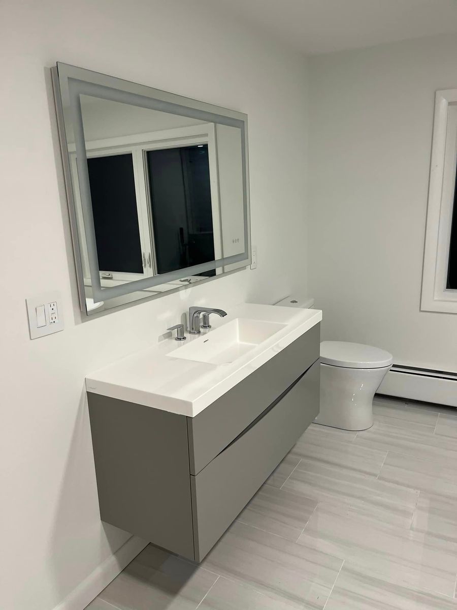 Bathroom Renovation for J&J Woodworking in Providence, RI