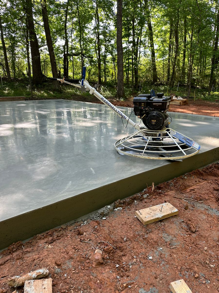 Concrete Slab/Foundation for 360 Grading and Concrete in Bremen, GA