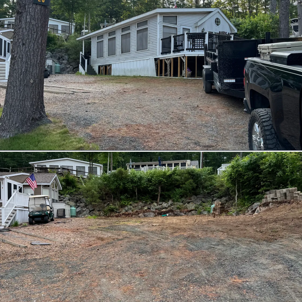Land Clearing for AFH Earthworks in Madison, NH
