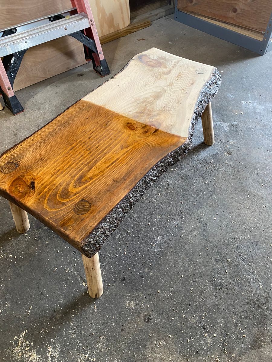 Staining for Clark co. Construction in Attleboro, MA