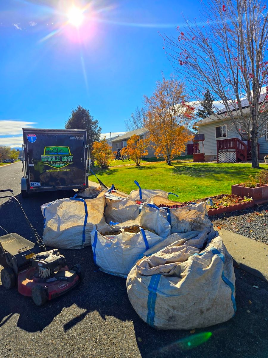 Spring Property Clean-up for Eagle Bay Lawn & Landscape LLC in Helena, MT