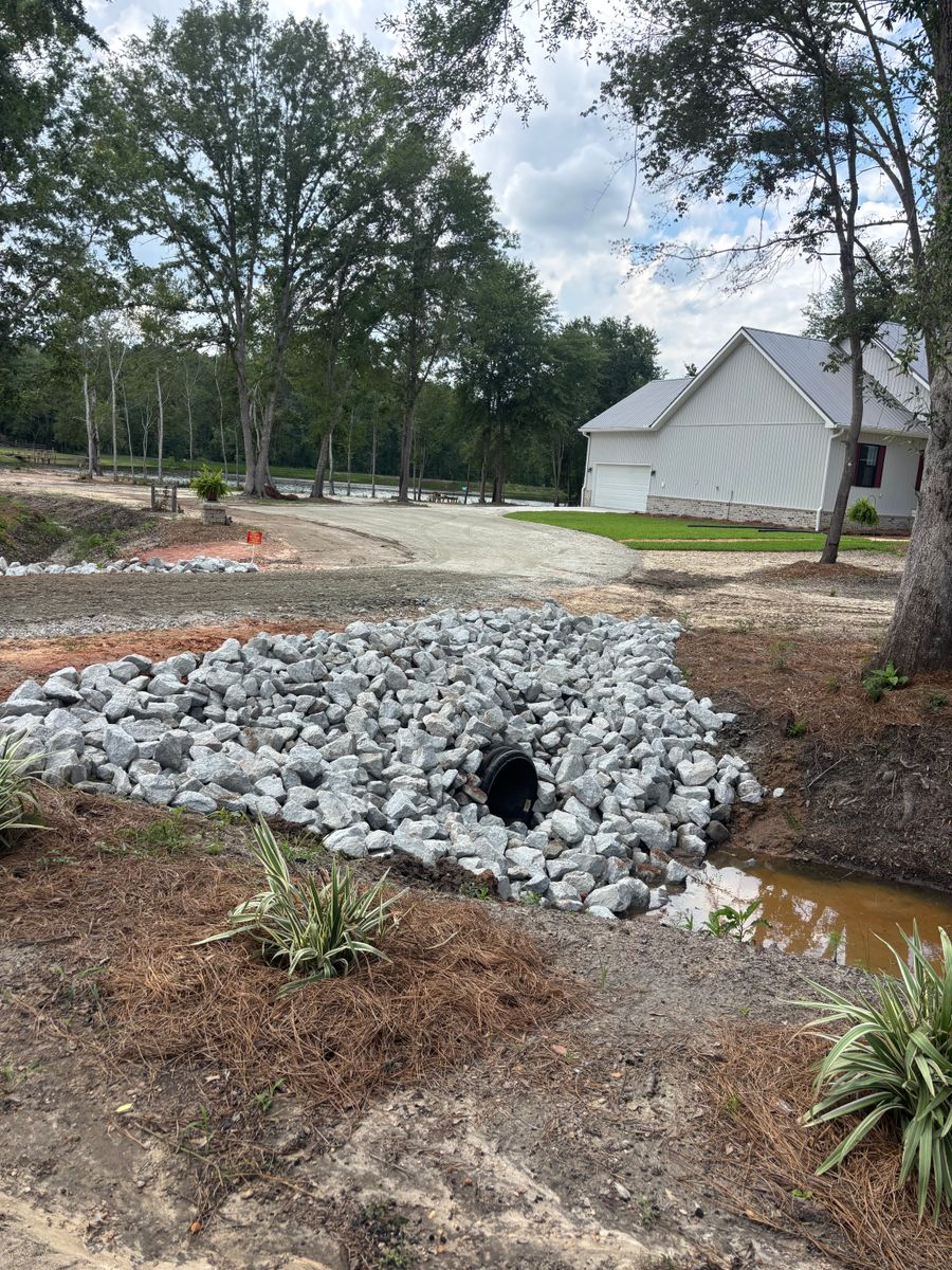 Grading for Coursey Construction in Metter, GA