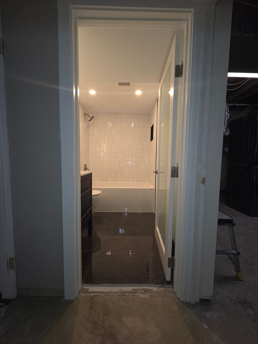 Bathroom Renovation for Skywalker Contracting Inc.  in Red Deer, Alberta