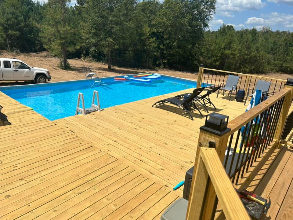 Deck & Patio Installation for Kountry Construction in Brookhaven, MS