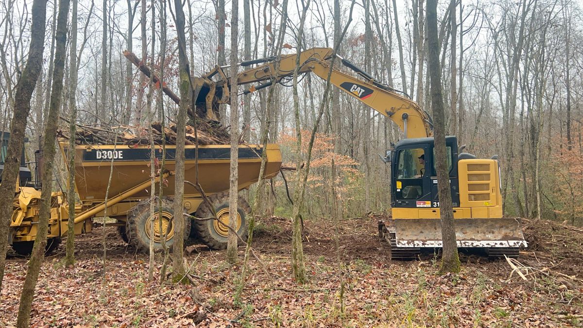 Land Clearing for McBryar Excavation in Trenton, GA