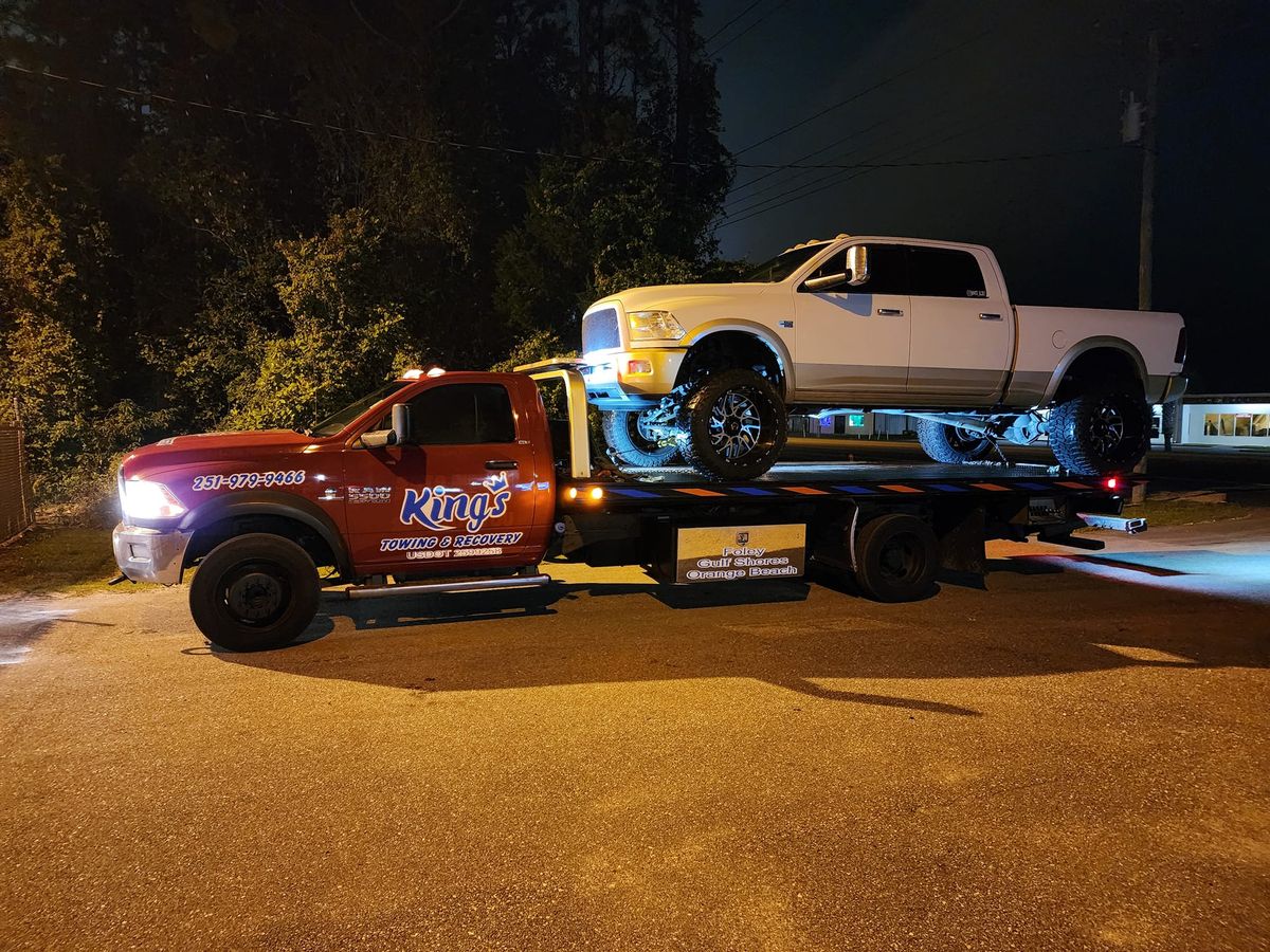 Jump Starts for King's Towing and Recovery in Foley, AL