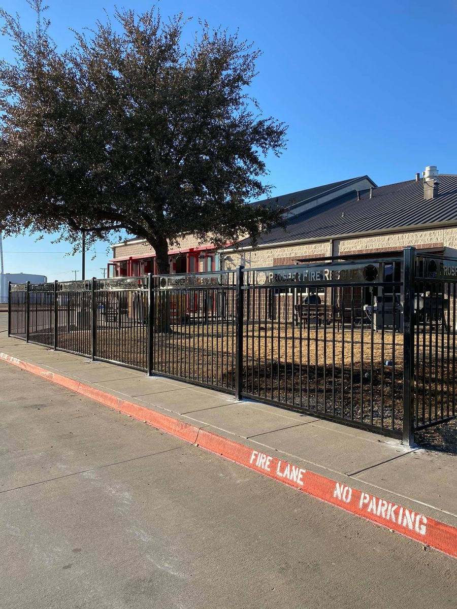Wrought Iron Fencing for Faith Fence and Fabrication Inc. in Gunter, TX