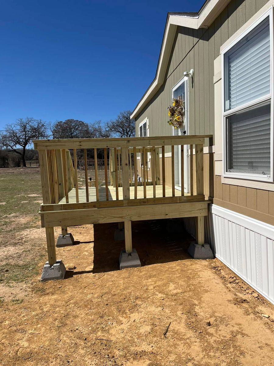 Decks & Porches for BAKER Carpentry in Joshua, TX