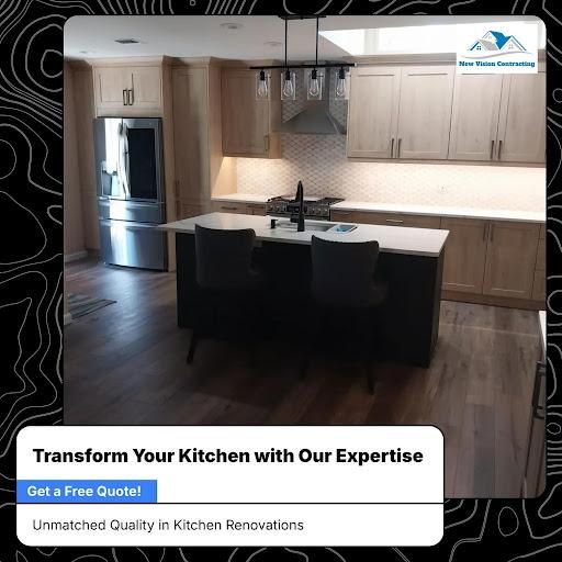 Kitchen Renovation for New Vision Contracting in Suffolk County, NY