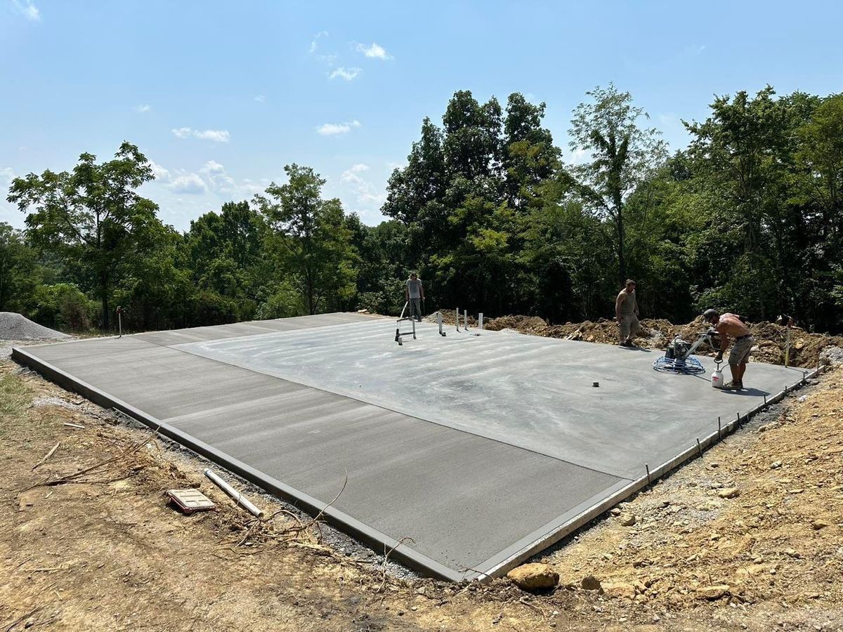 Concrete Slab Construction for Tanenbaum Services & Concrete in Florence, KY