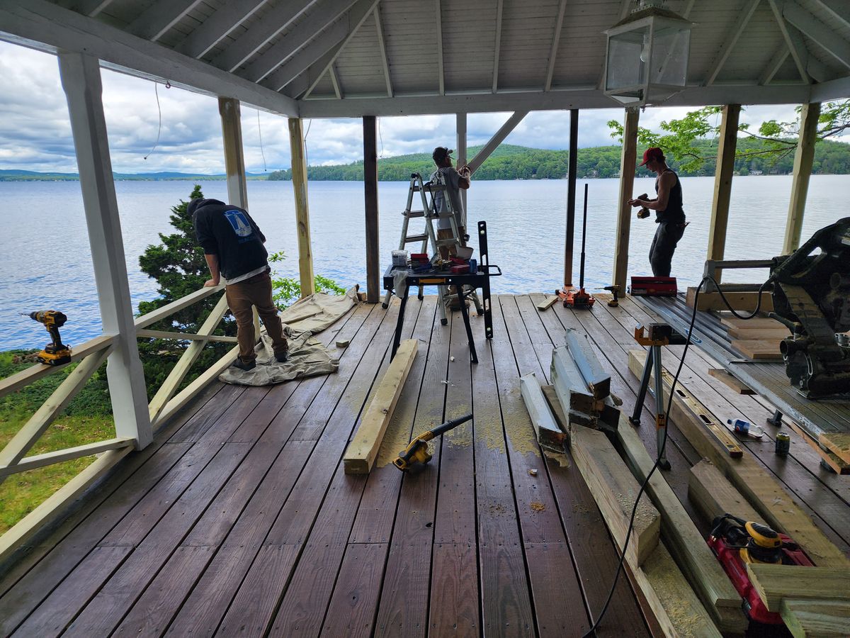 Decks Restorations for Jalbert Contracting LLC in Alton, NH