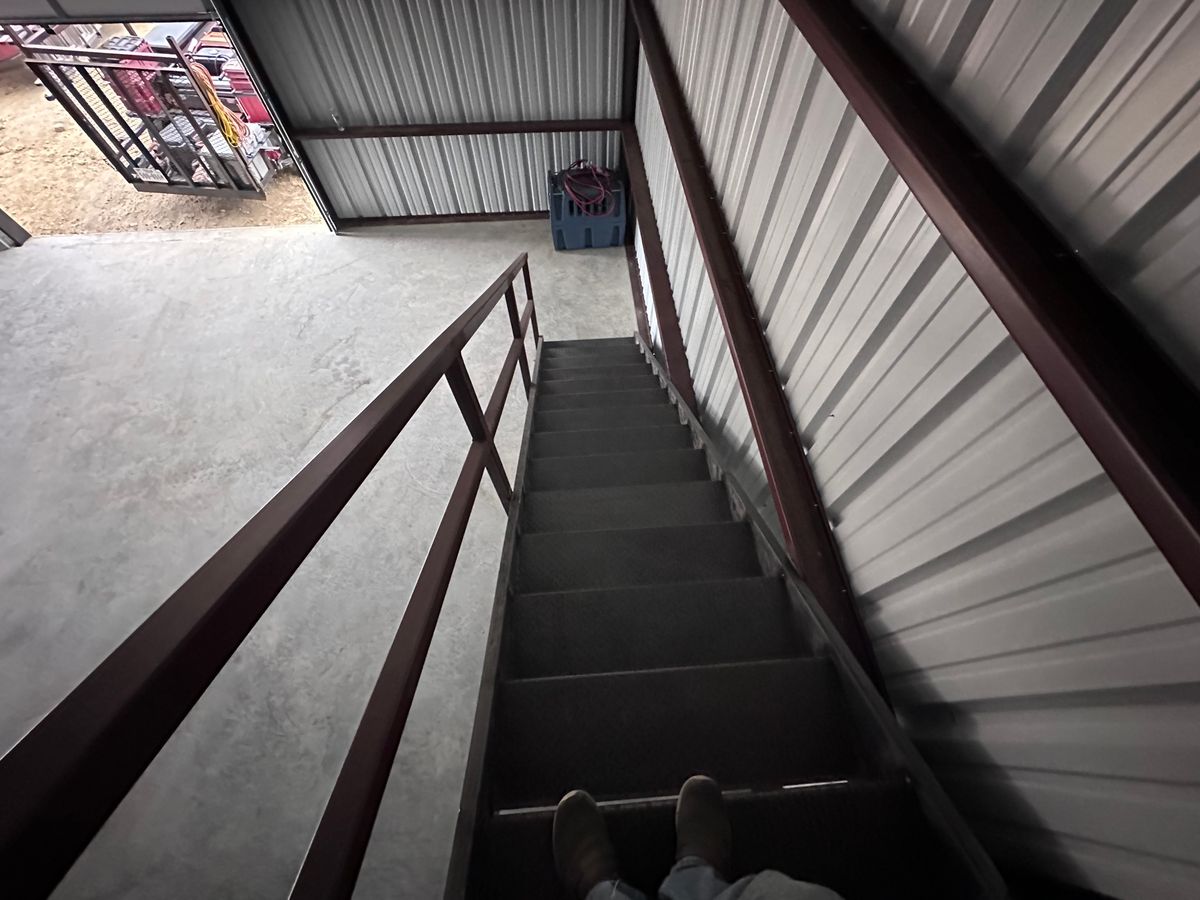 Handrail fabrication and installation for BCS Metal Construction LLC in Springtown, TX