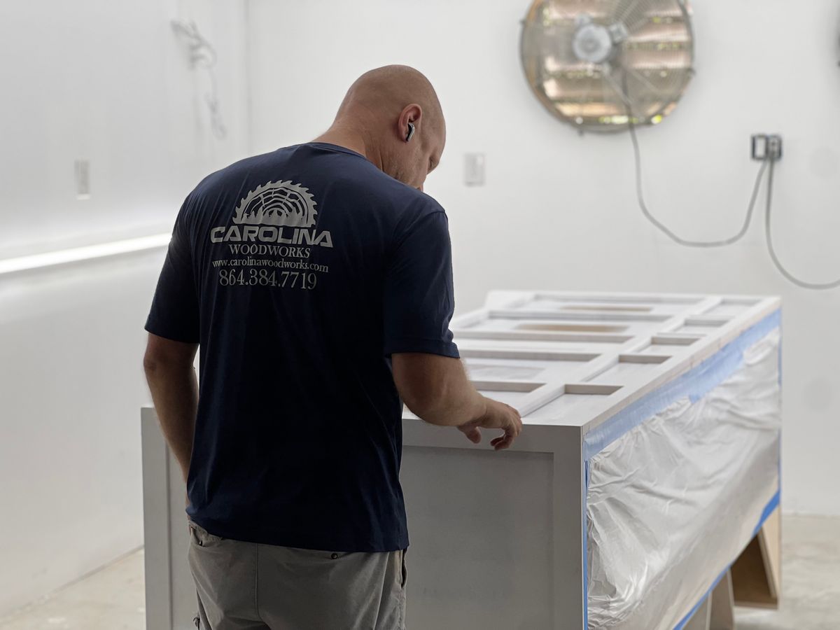 Kitchen Cabinets for Carolina Woodworks in Lyman, SC