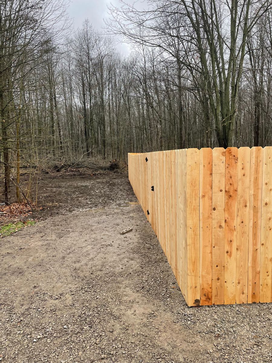 Fence Installation for TMF Services in Lapeer County, MI