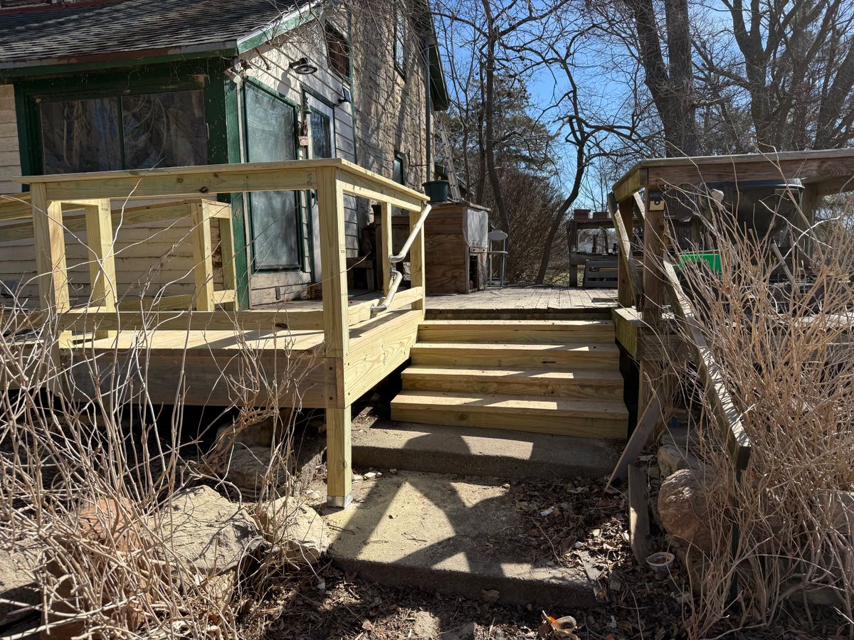 Deck & Patio Installation for Blue Collar Construction and Remodeling in Manhattan, KS