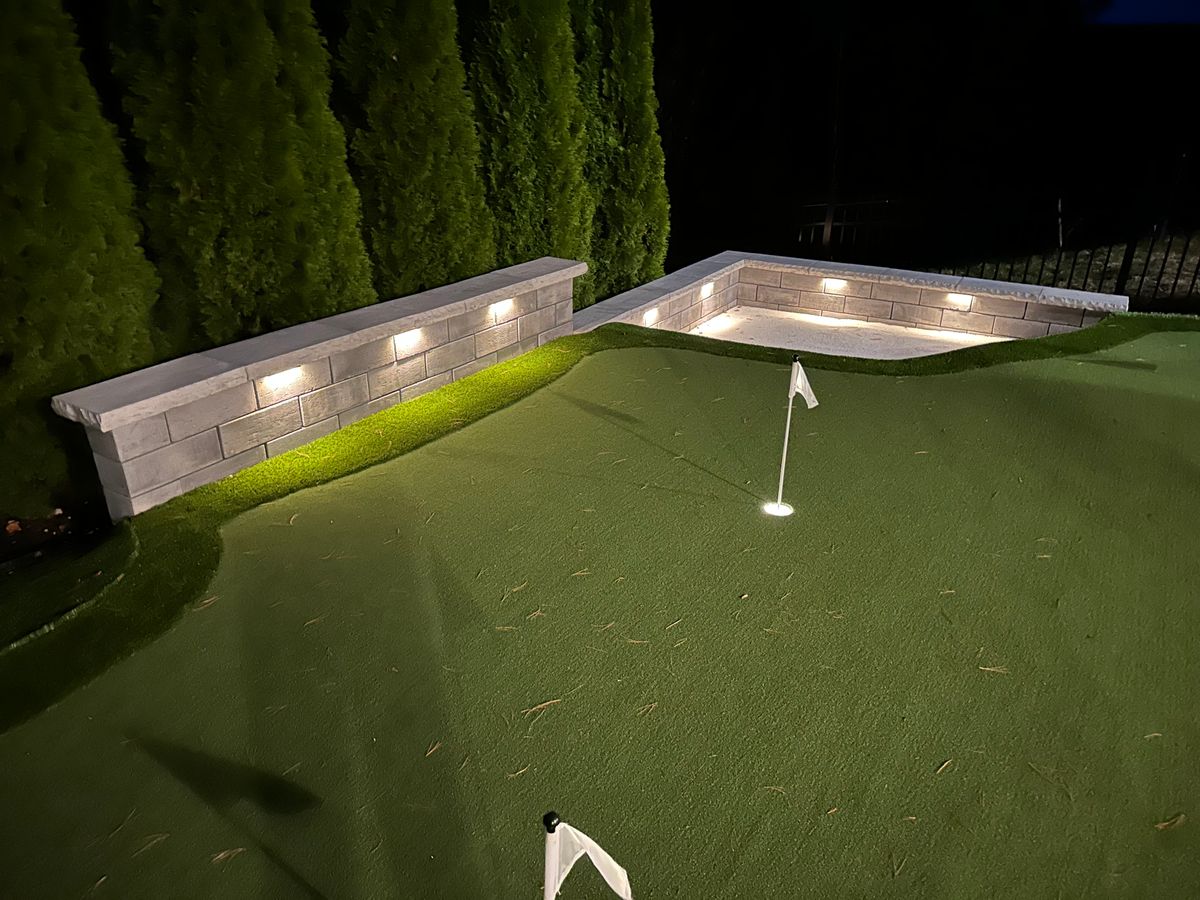 Landscape Lighting for Shawn's Landscaping in Worcester, MA