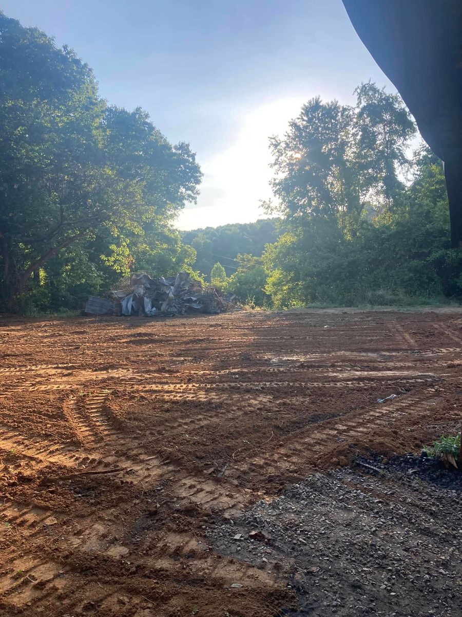 Site Preparation for Matt Arrowood Grading & Hauling in Jonesborough, TN
