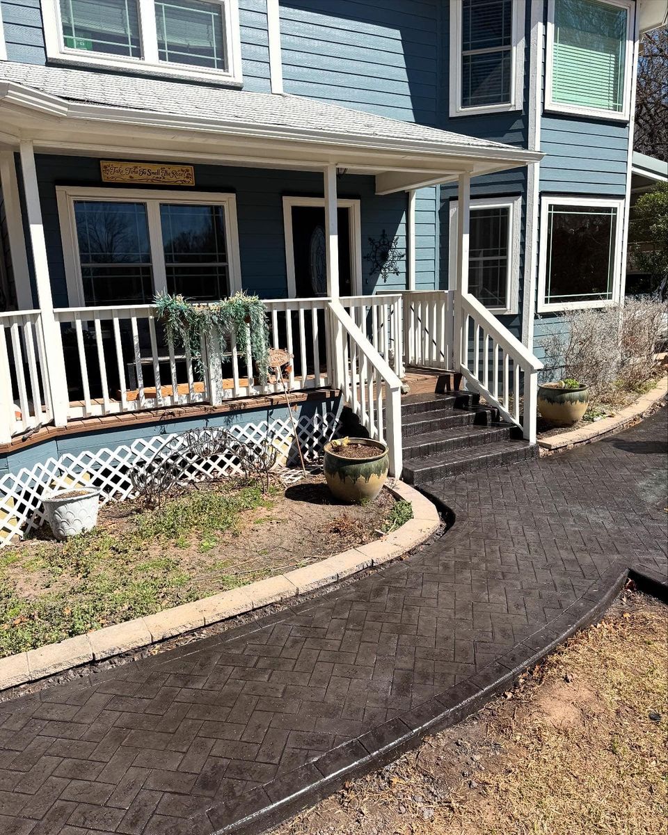 Patios for G2 Custom Concrete in Dallas, TX