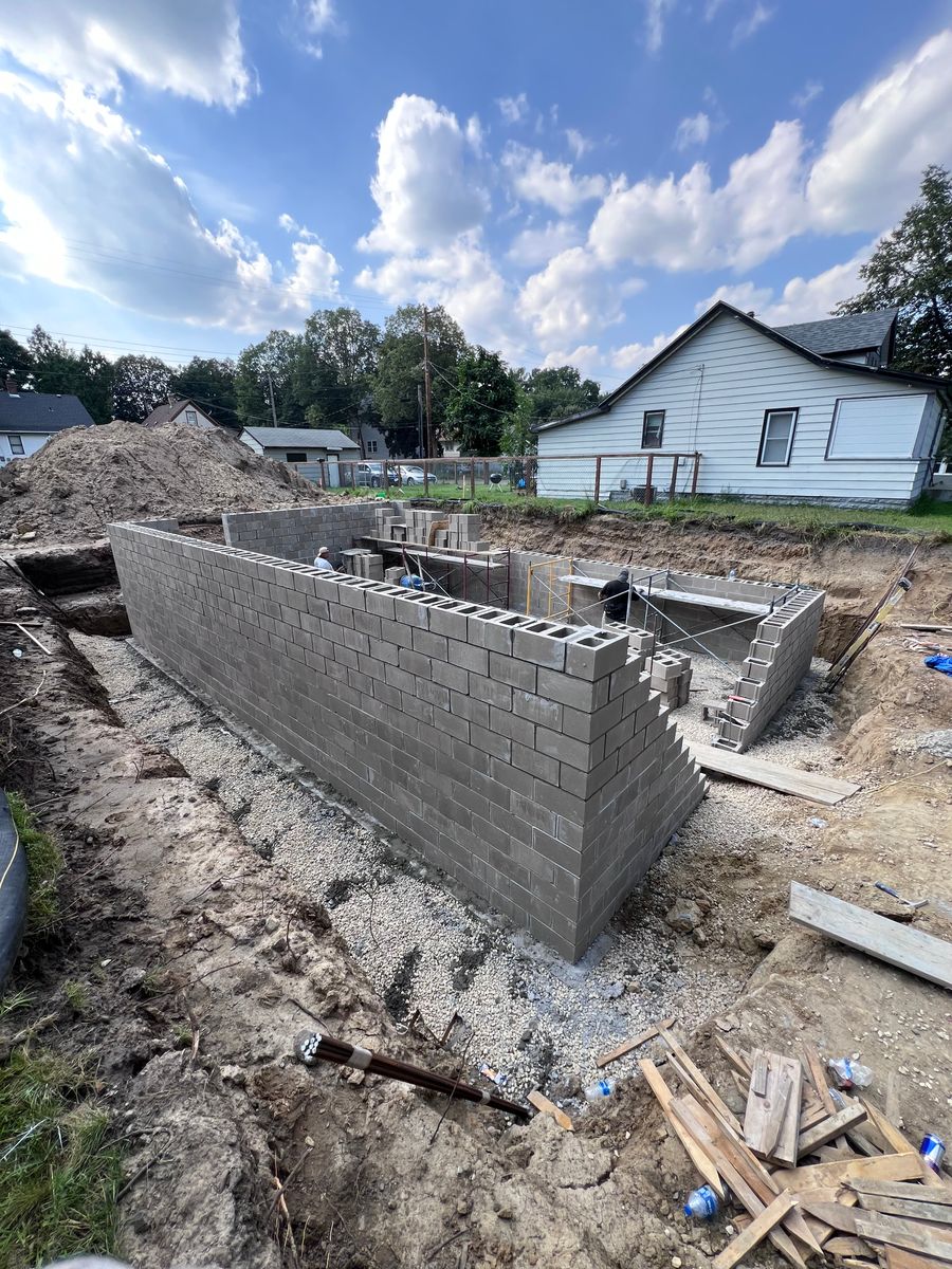 Concrete Slab Construction for CAIR CONCRETE & MASONRY LLC in Baldwin, WI