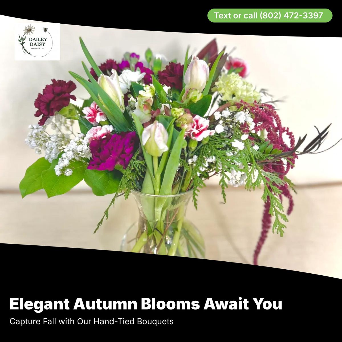 Friday Special Bouquet for The Dailey Daisy in Hardwick, VT