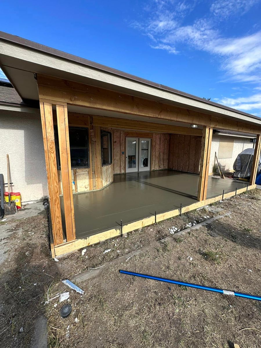 Patio Design & Installation for American Concrete Placement in Camp Verde, AZ