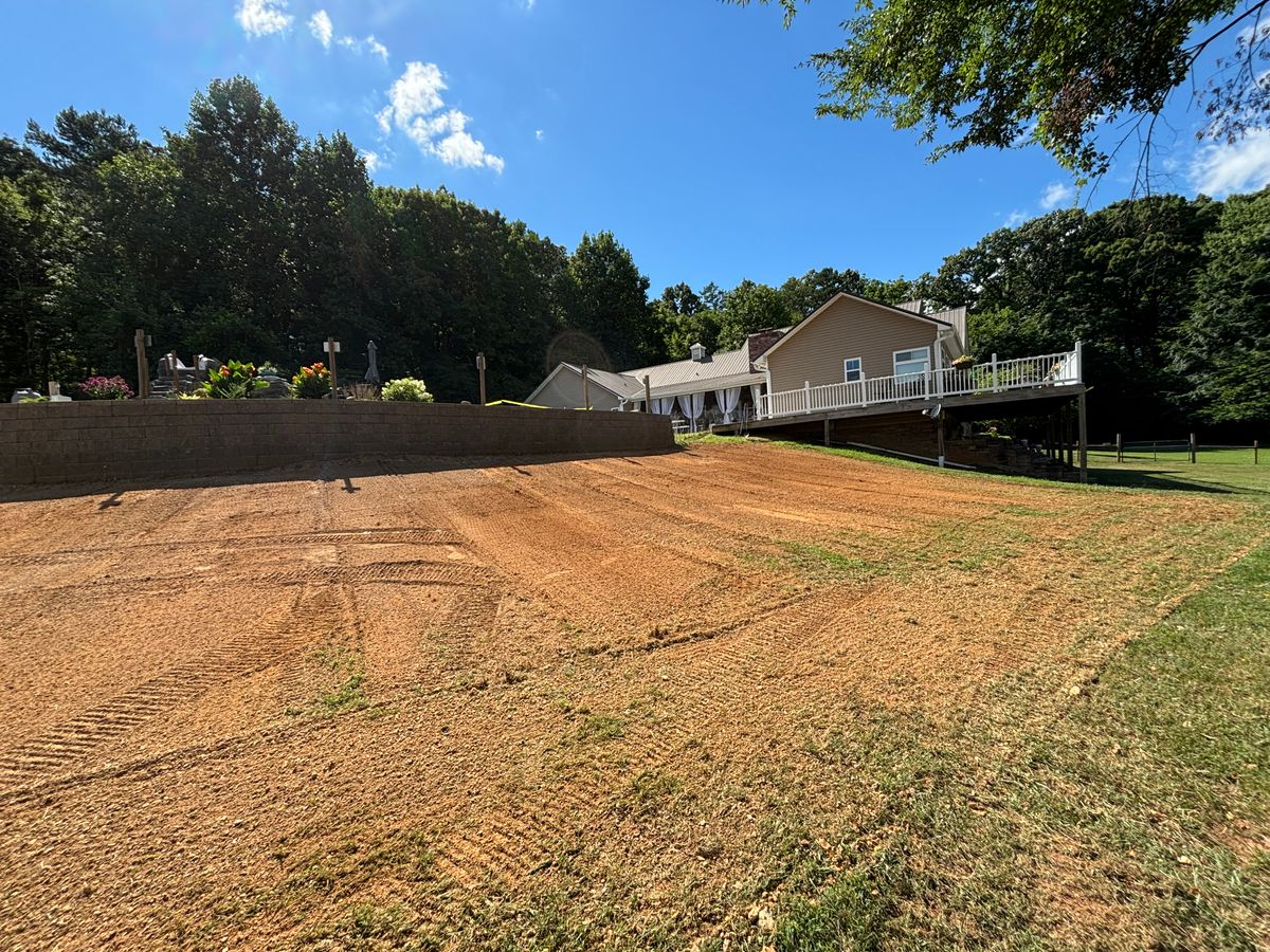 Property Grading for Three Rivers Dirt Works LLC in Knoxville, TN