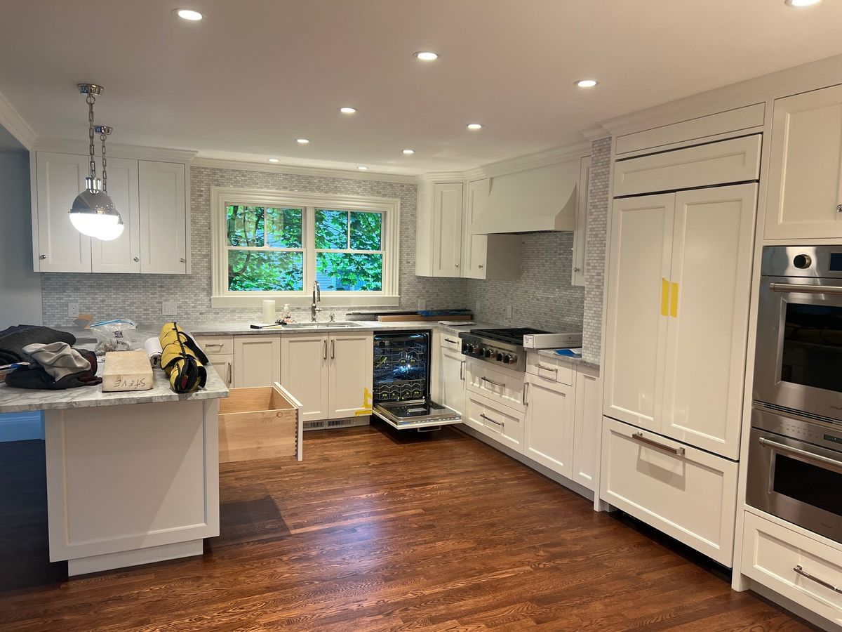 Cabinet Refinishing for Cameron's Fine Finishes  in Natick, MA