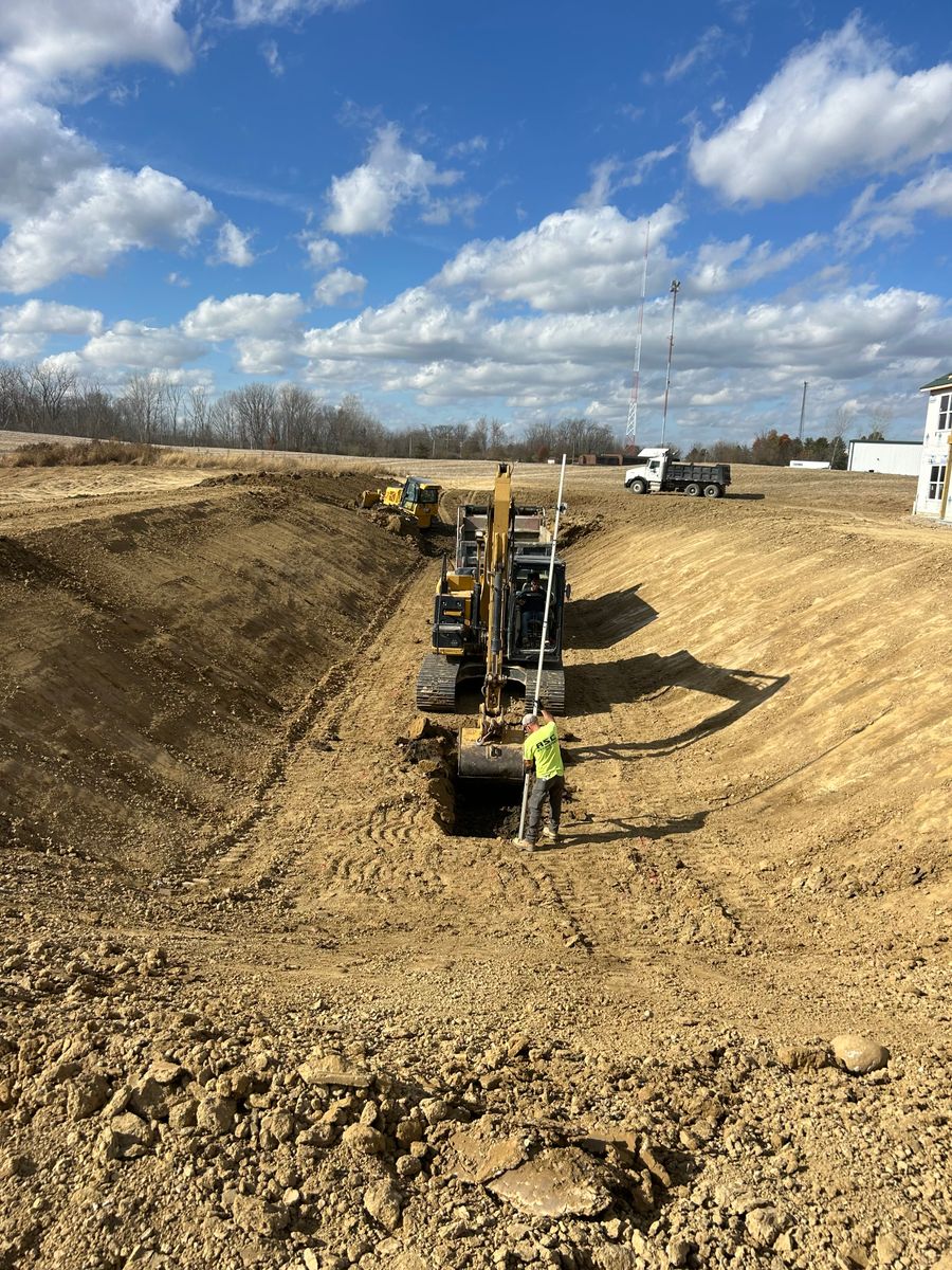 Grading for ASC Excavating LLC in Lucas, OH