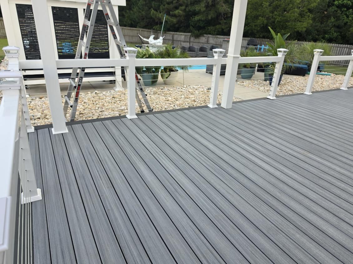 Deck & Patio Installation for Coastal Charm Remodeling in Swansboro, NC