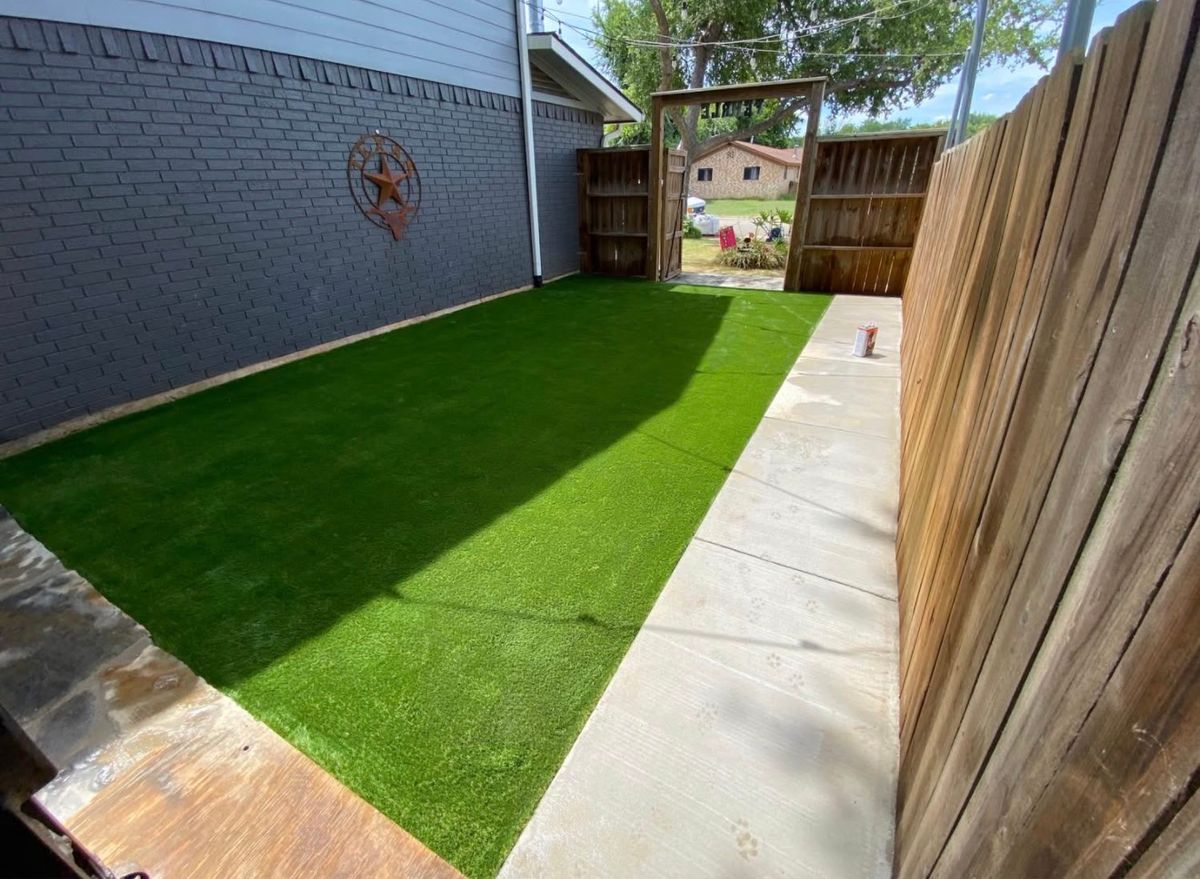 Turf Installation for Creative Edge Co. in San Antonio, TX