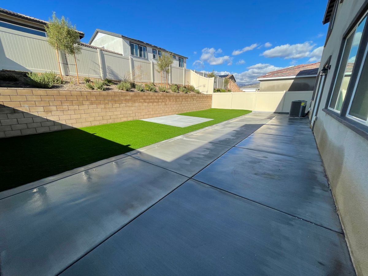Artificial Turf Installation for Aidan Jade Landscaping in Riverside County, CA