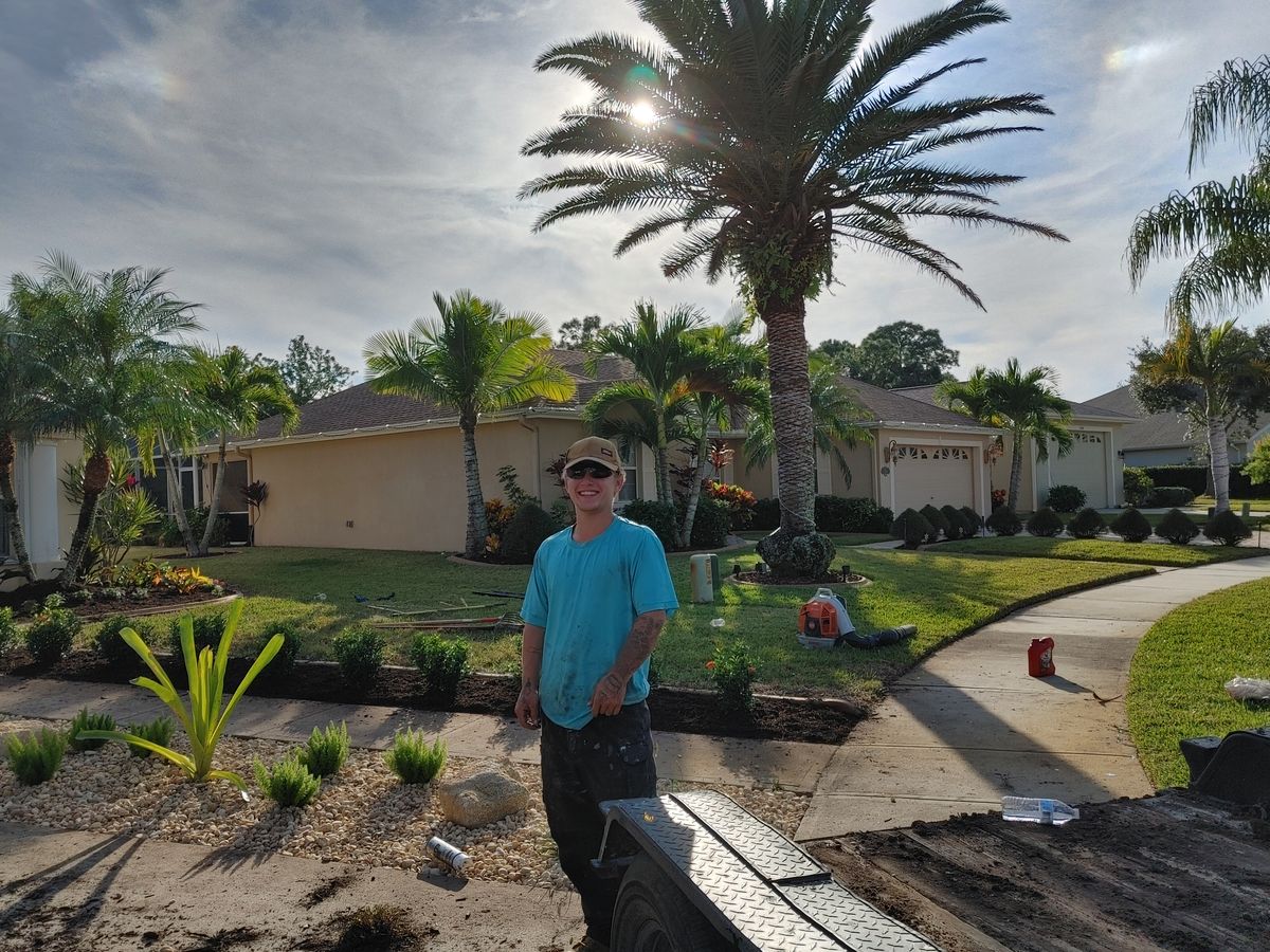 Landscape Installation for Epic Vine Design in Melbourne, FL