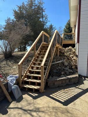 Deck Installation for Daggett Construction in Sioux Falls, SD